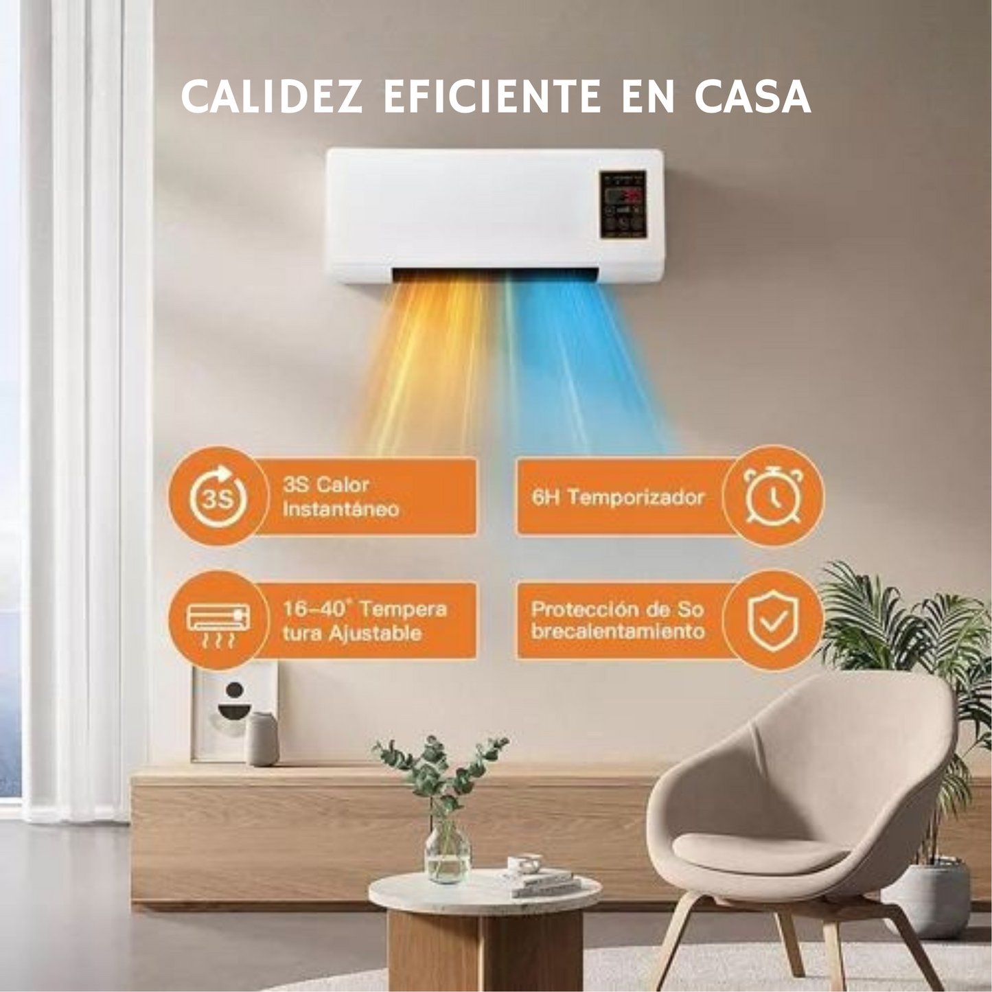 Calefactor De Aire Acondicionado